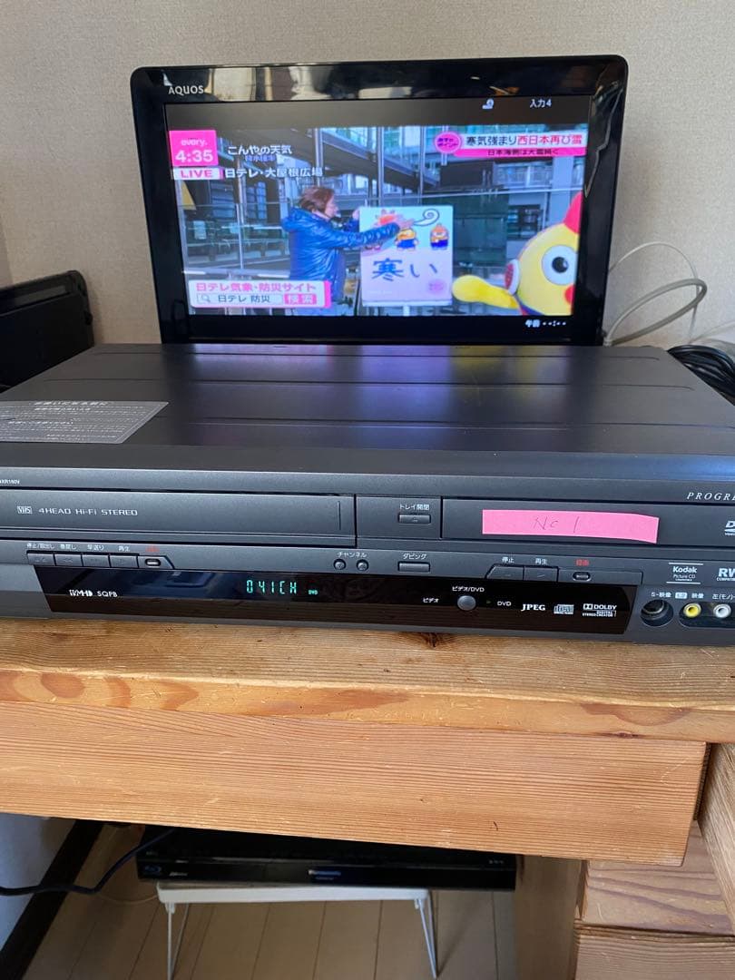 竹*ツ様 ジャンク　 DXアンテナ　DXR160V 2台　DVD VHS レコー