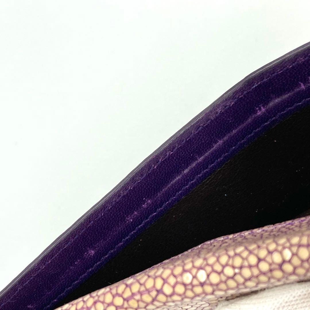 VOTTEGA VENETA 二つ折り 長財布 札入れ ガルーシャ エイ革