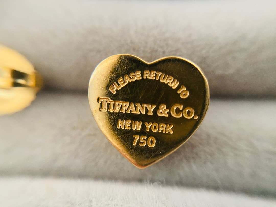 リターントゥティファニー　ハート　スタッドピアス　７５０　片耳のみ