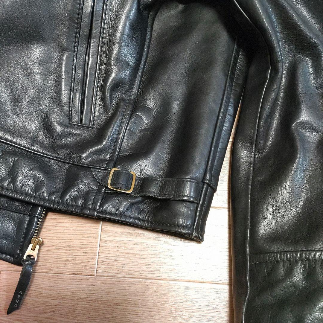 【牛革】【40サイズ】エアロレザー AERO LEATHER ハイウェイマン