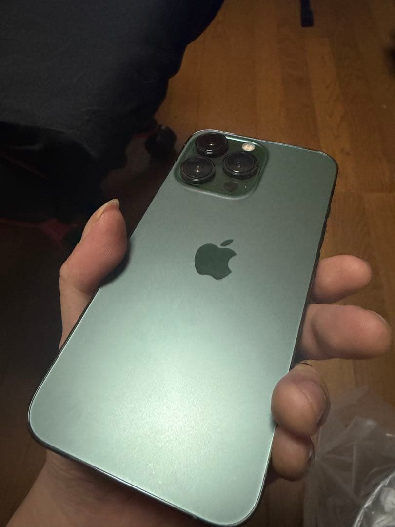 iPhone13Pro アルパイングリーン 256GB adidasケース付き