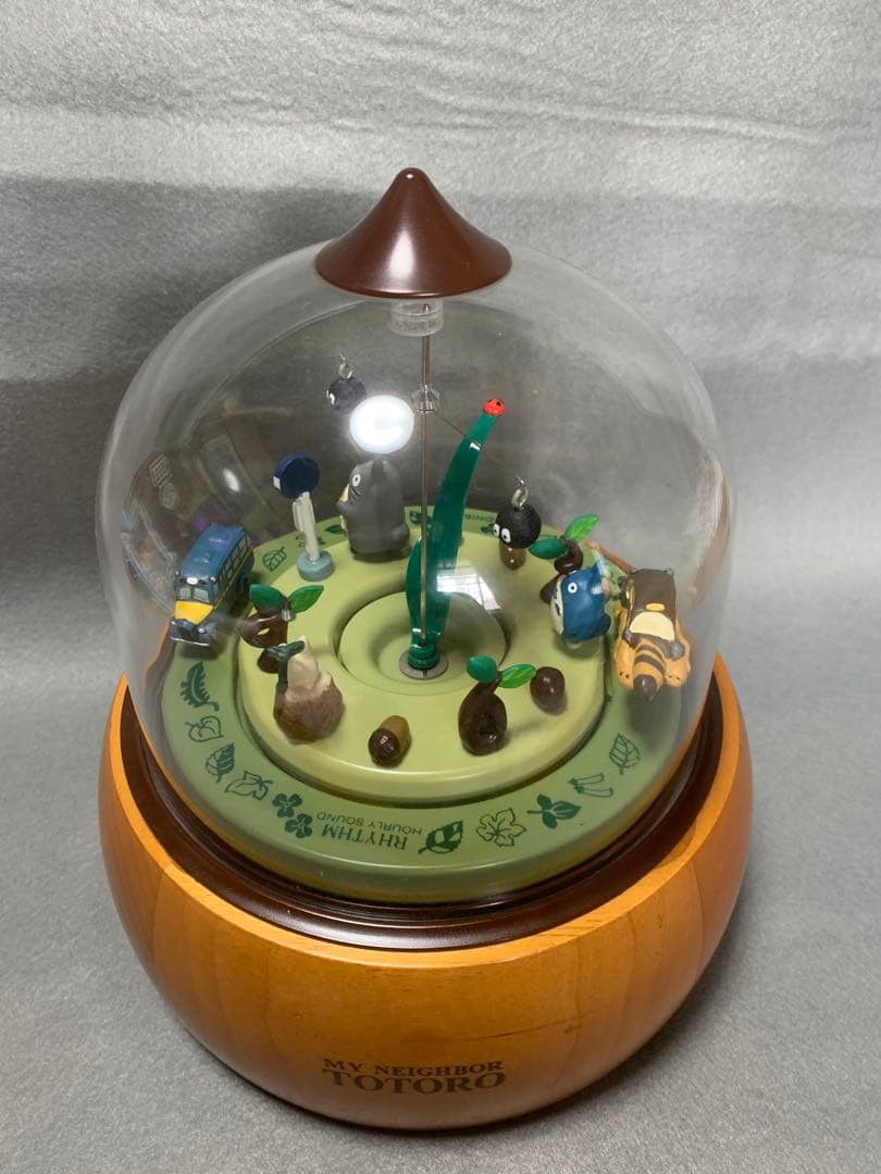 【訳あり品】リズム時計　トトロどんぐりドーム置き時計【ジャンク品】