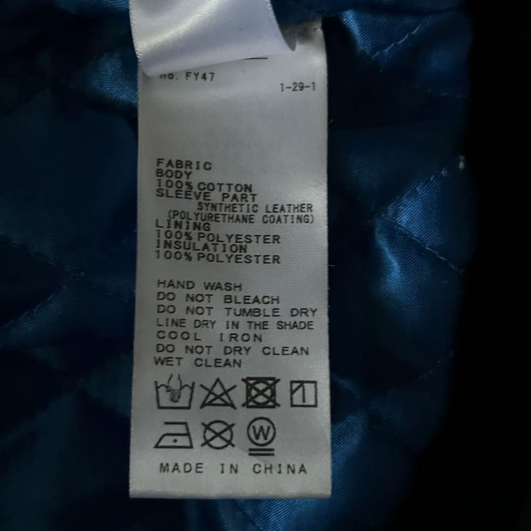 極美品 house of sunny 切り替え フェイクレザー スタジャン 黒