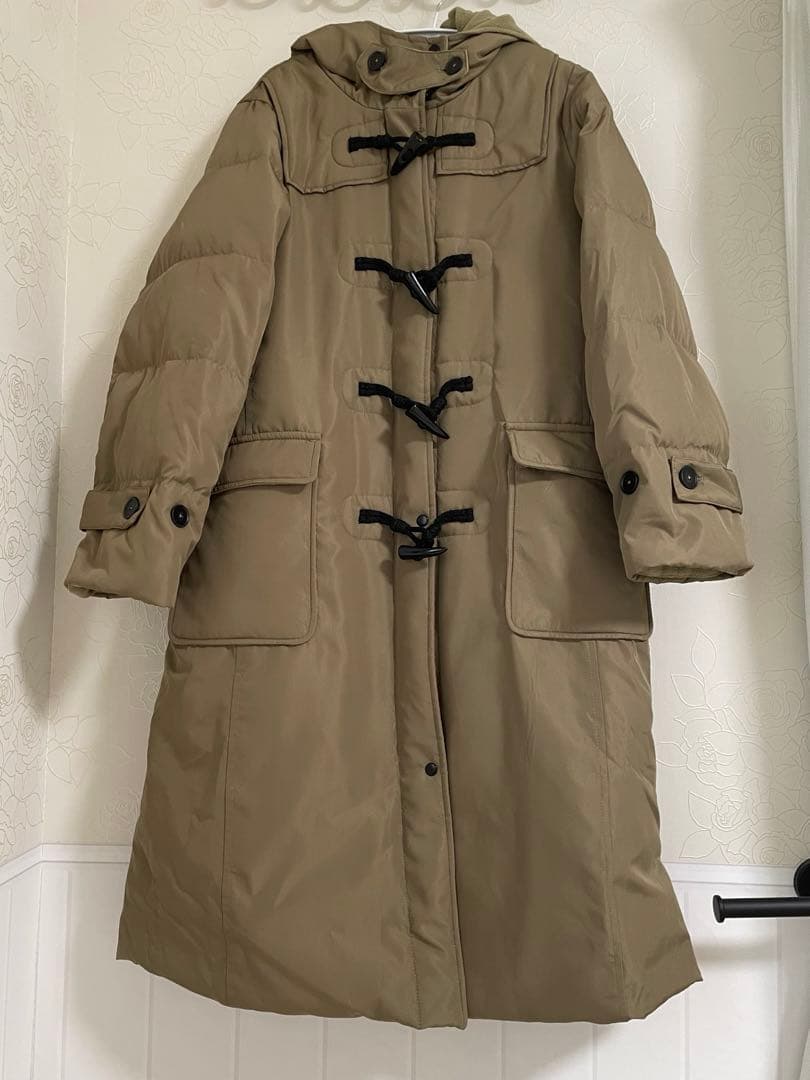 リブ イン コンフォート 軽やかにこなれ見えする 撥水ロングダッフルダウンコート