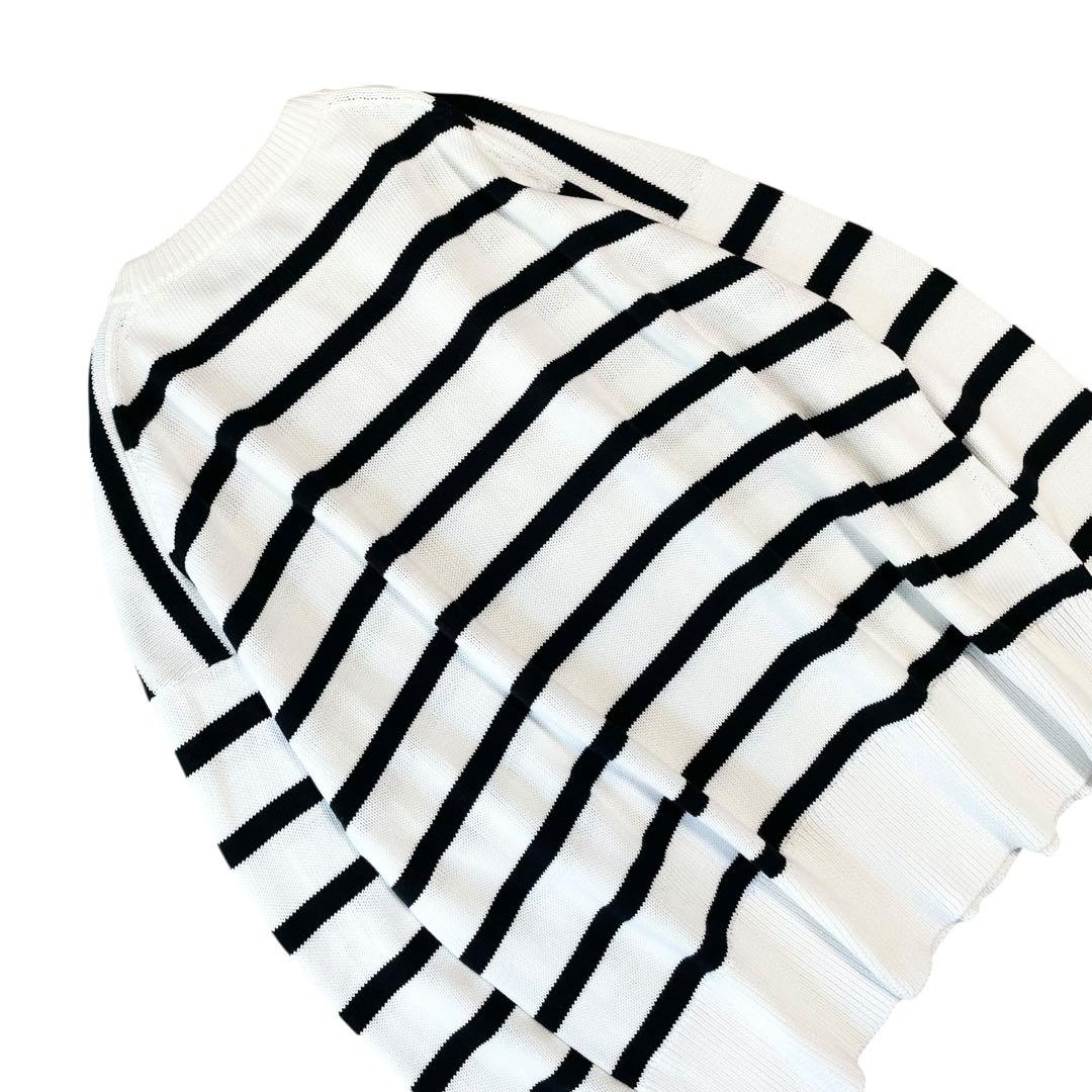 ほぼ未使用✨ドゥーズィエムクラス コットンボーダーニット クルーネック 22SS