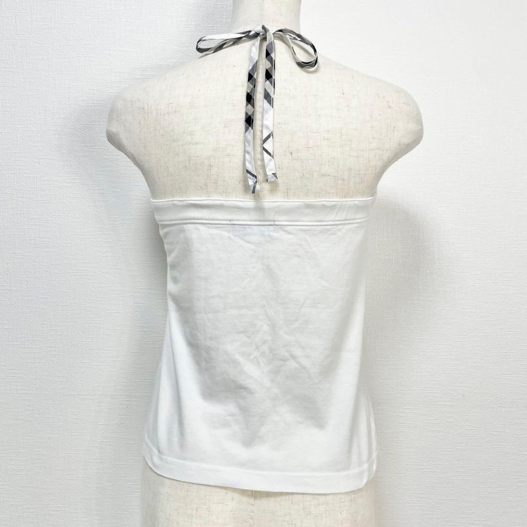 y2k❤️ BURBERRY BLUE LABEL ホルターネック トップス