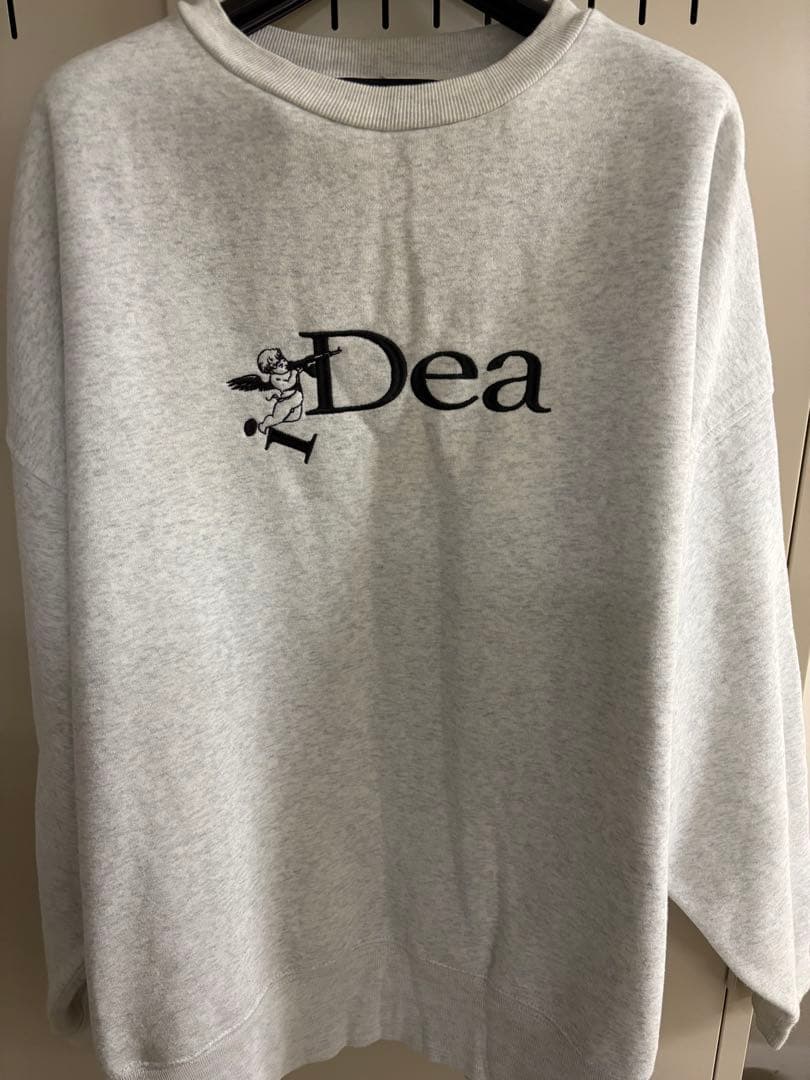 ideaswam ロゴプリント グレー スウェット