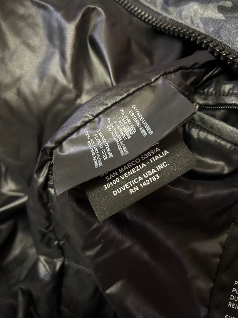 DUVETICA 迷彩柄ダウンジャケット