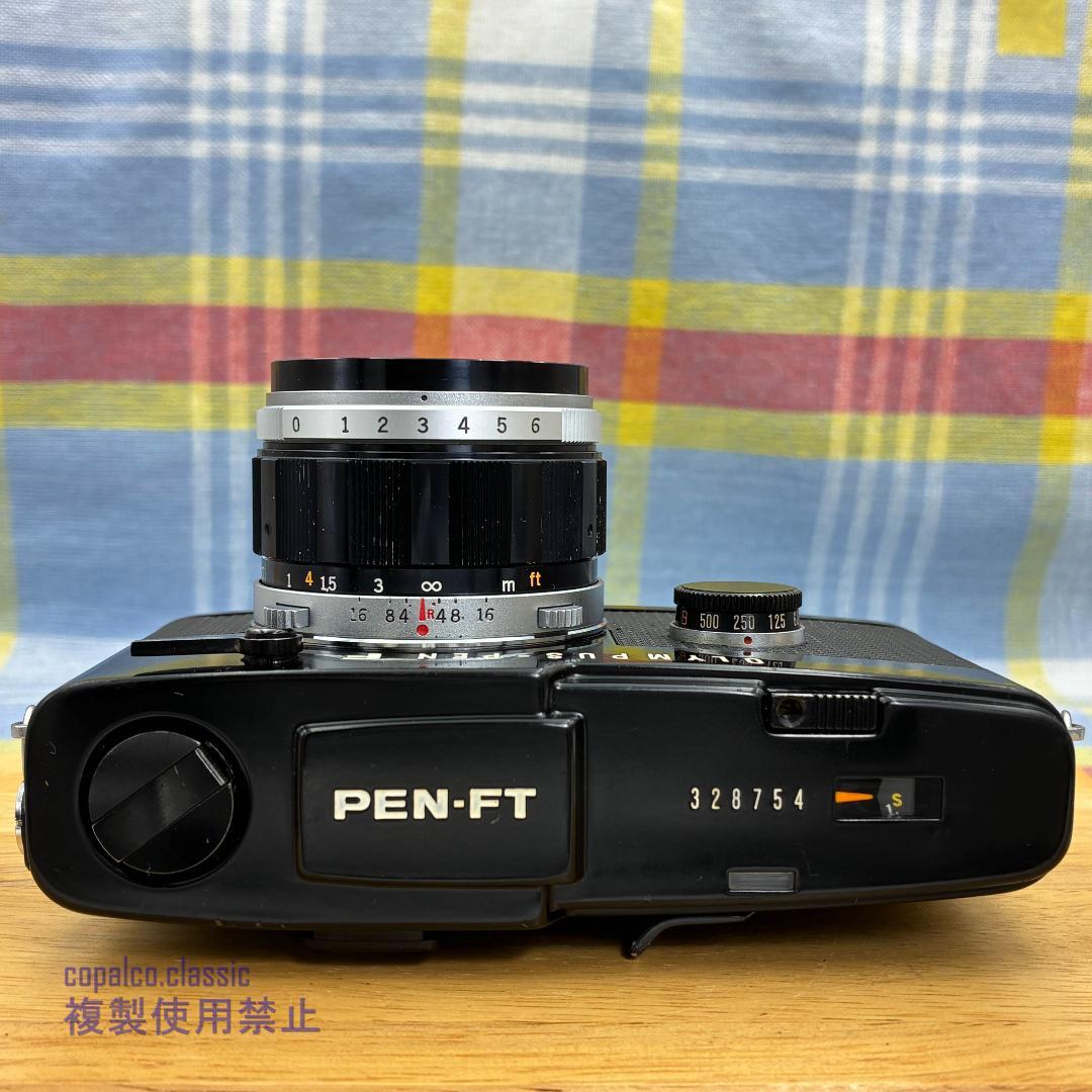 【分解整備品・完動品】オリンパス PEN FT ブラック 　OLYMPUS