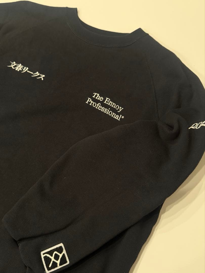 美品中古　ennoy スタイリスト私物　文章リークス　クルースウェット