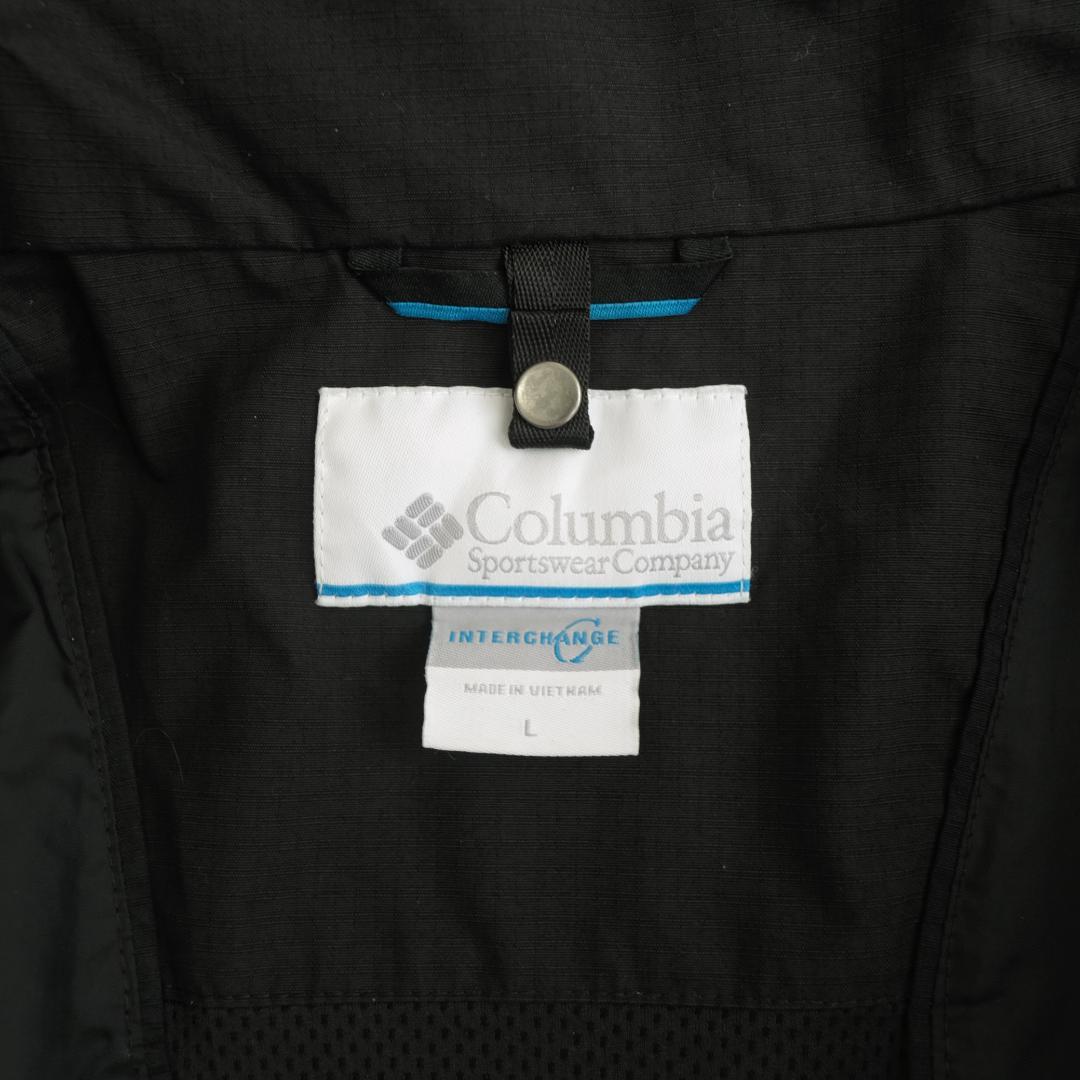 Columbia コロンビア ナイロンマウンテンパーカー ライナー付き 黒　L
