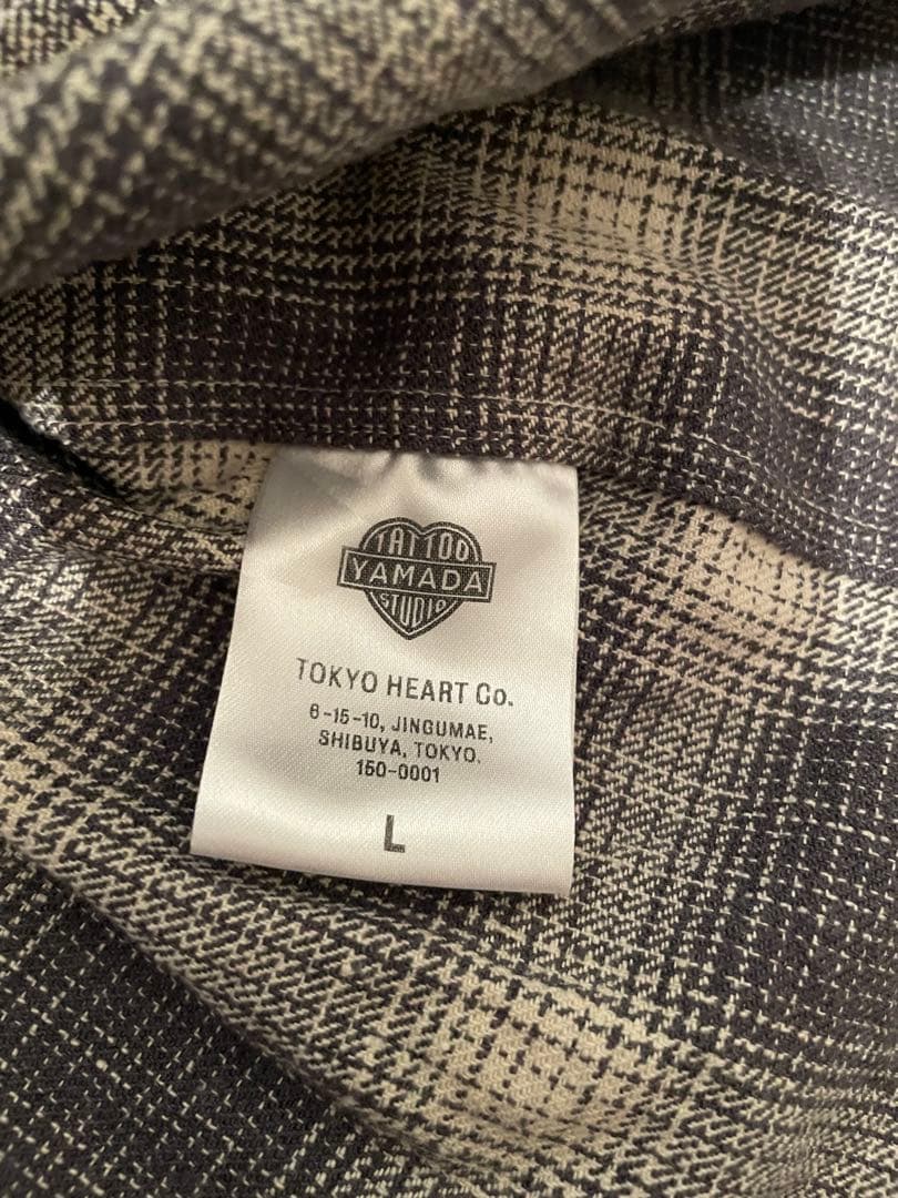 TSY ORIGINAL OMBRE CHECK SHIRTS Lサイズ