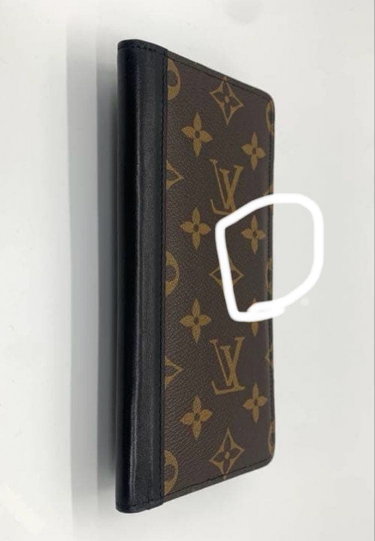 ルイ・ヴィトン モノグラム マカサー タノン 二つ折り長財布