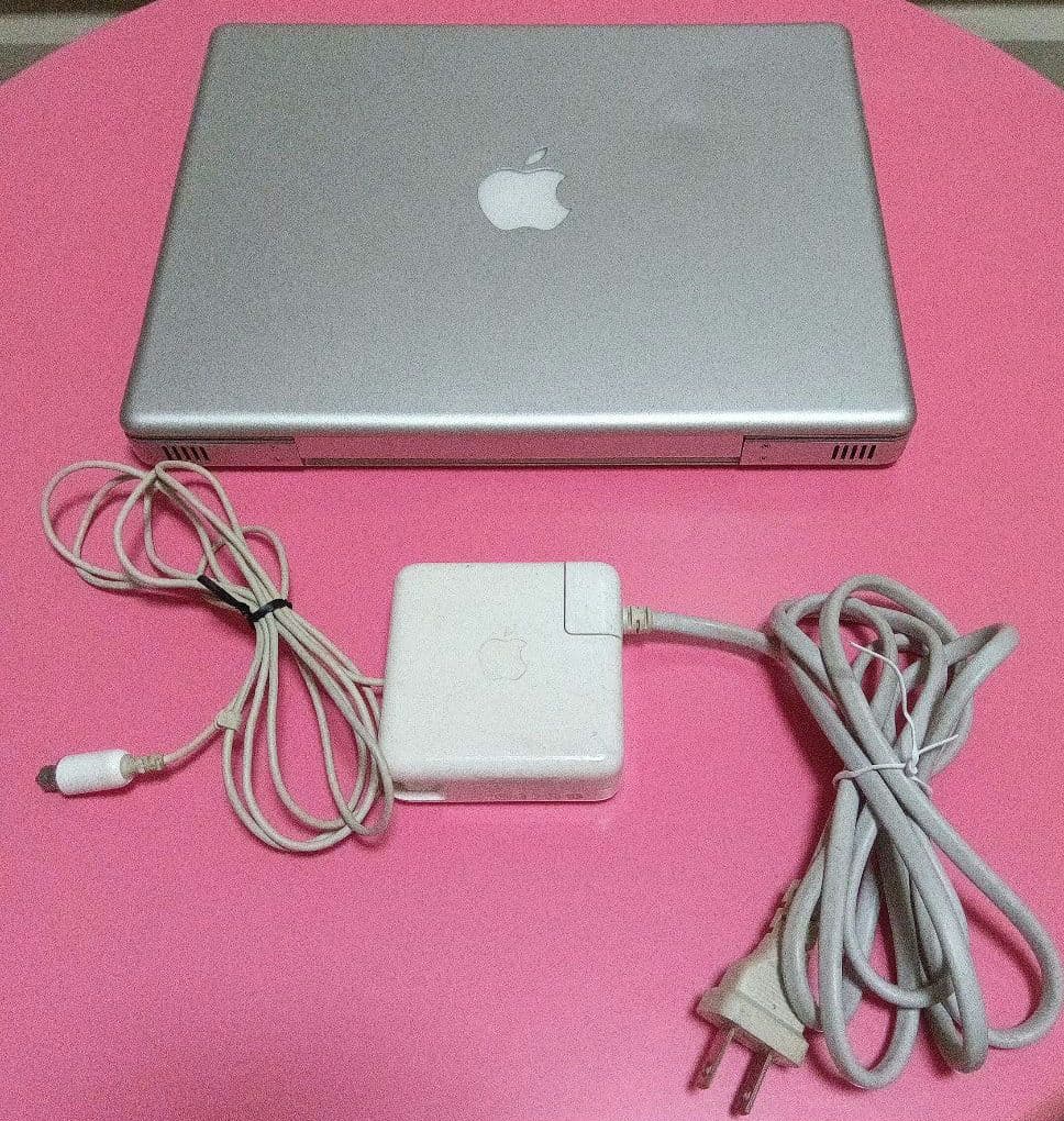 ジャンク品　Apple PowerBook G4 12インチ　DVD読込不可