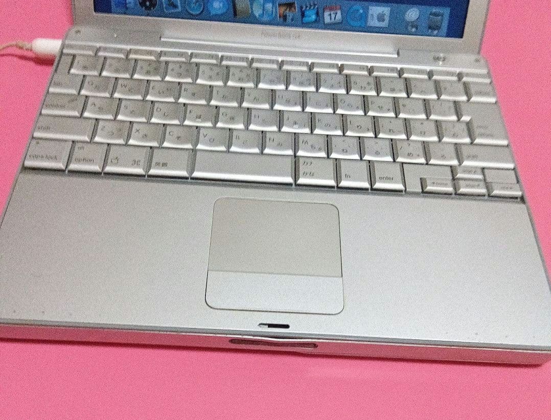 ジャンク品　Apple PowerBook G4 12インチ　DVD読込不可