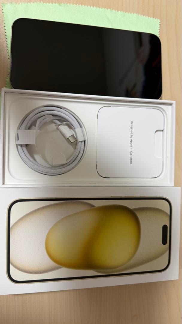 Apple iPhone 15 plus 256 イエロー