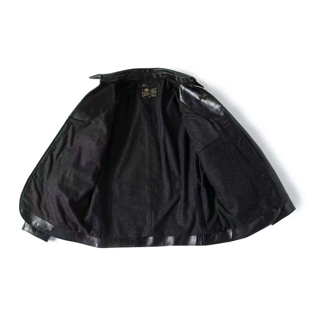 Tomoe茶芯馬革 レザーカーコート ホースハイド レザージャケット M