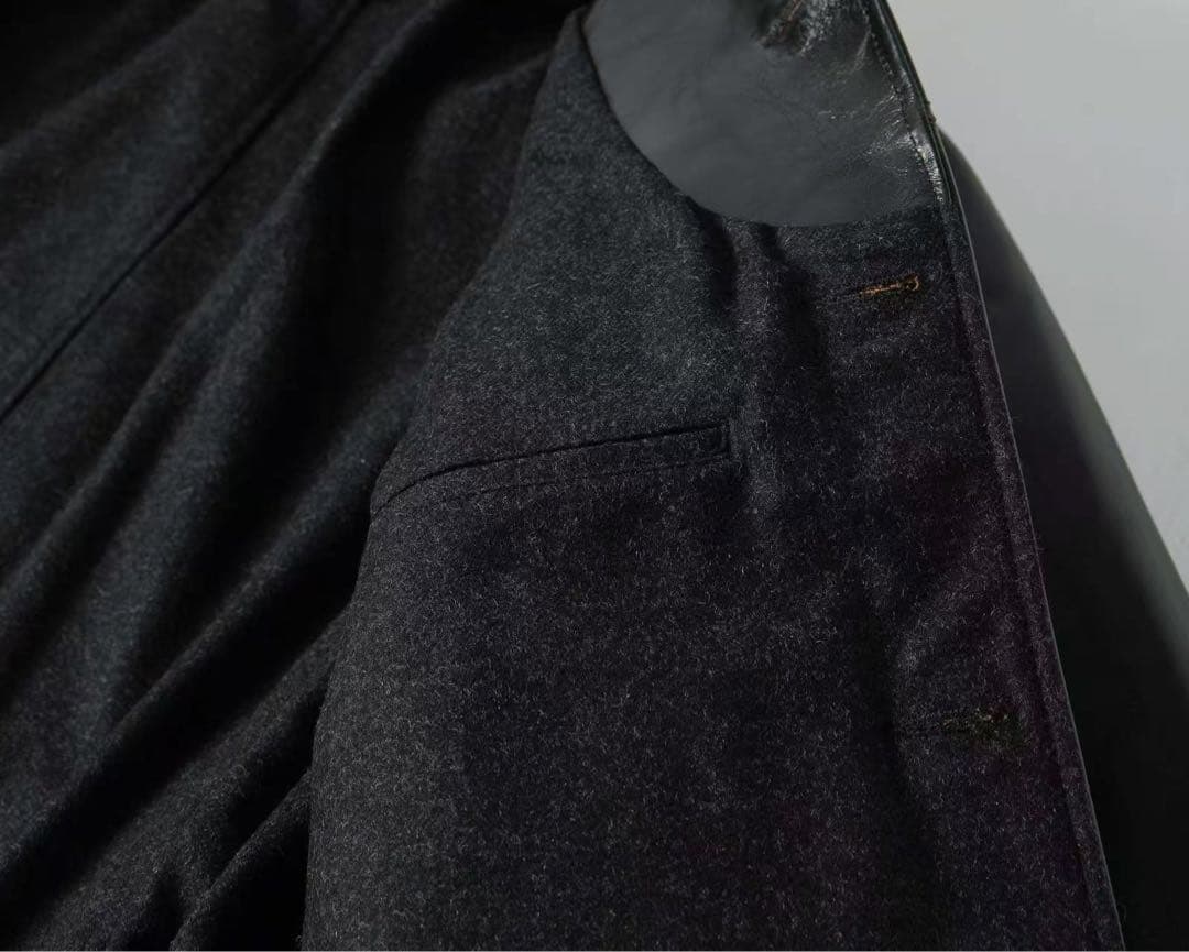 Tomoe茶芯馬革 レザーカーコート ホースハイド レザージャケット M