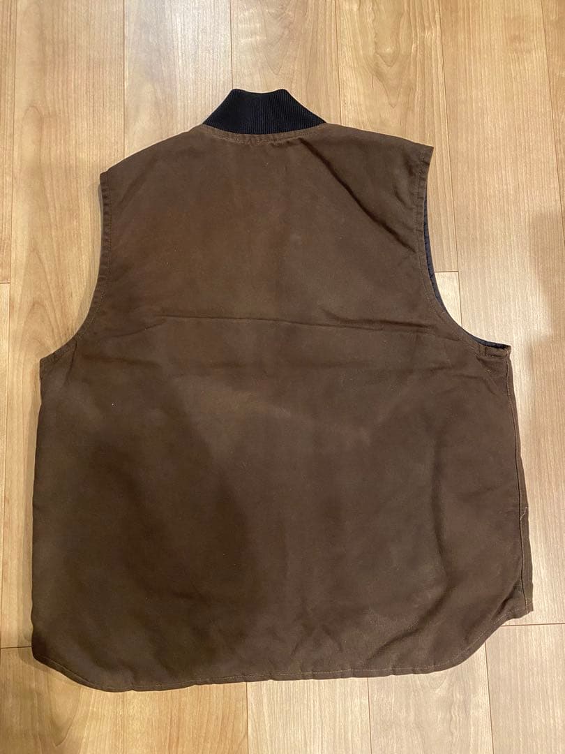 ★カーハート　carhartt ダックベスト V02 DKB★Lサイズ★
