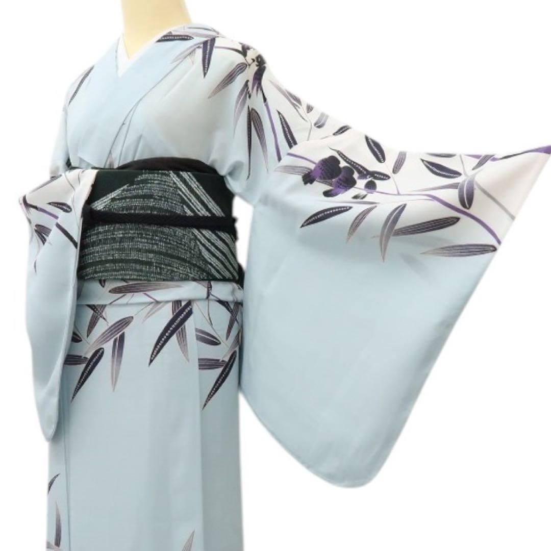 りりこ✺新品 撫松庵謹製 竹と雀 セオアルファ トール 浴衣 A3051