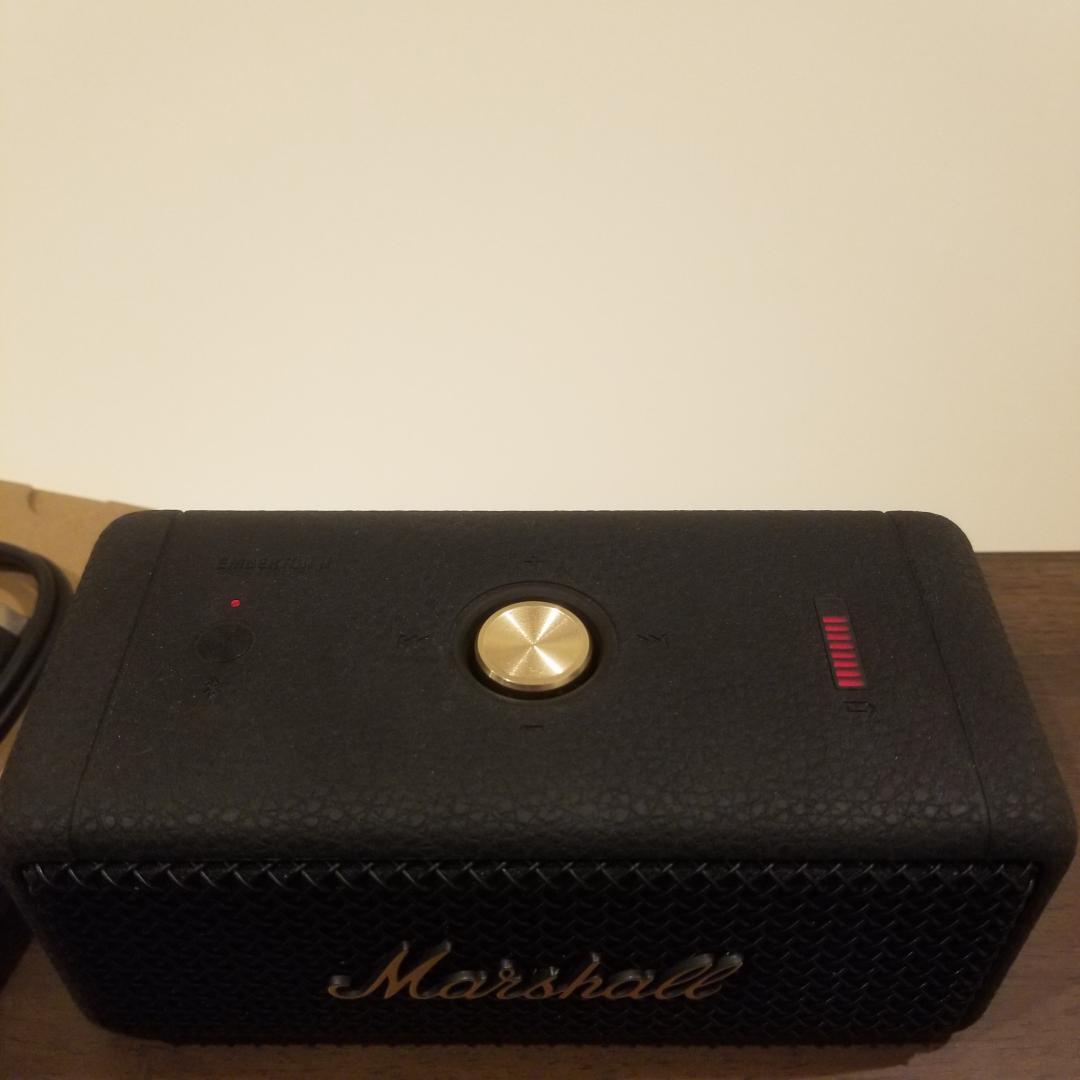 マーシャル Marshall Emberton II ブラック&ブラス
