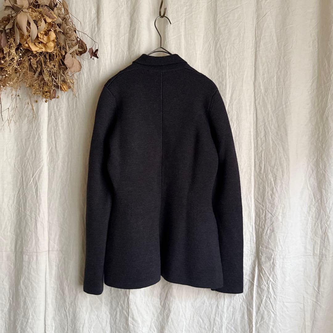 ファビアナフィリッピ ウール ダブルブレスト ニット ジャケット S