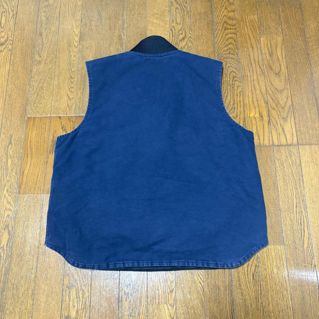 キ*る様 カーハート　ベスト　皮タグ　ミッドナイト　ネイビー　lサイズ
