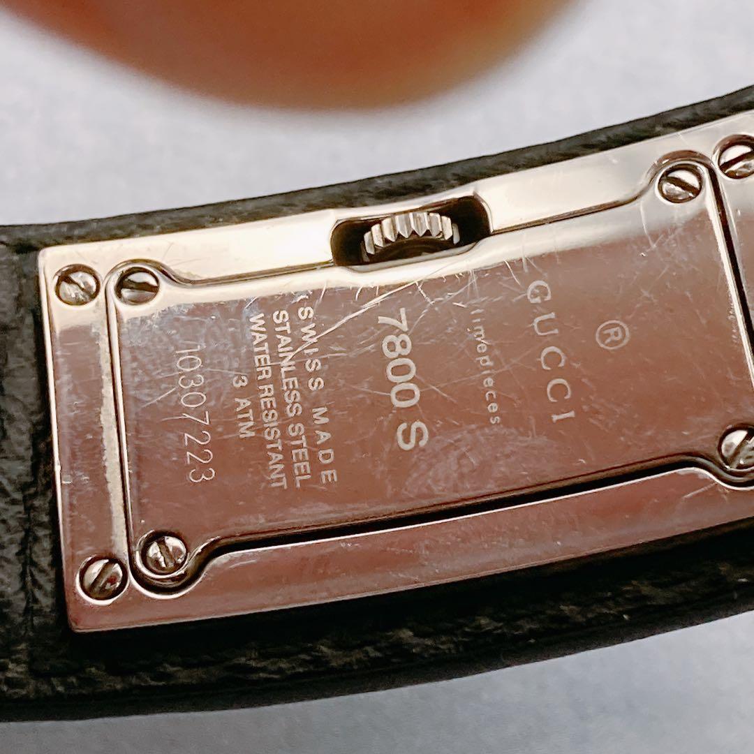 【新品電池】GUCCI グッチ 7800S レディース腕時計 バングルウォッチ