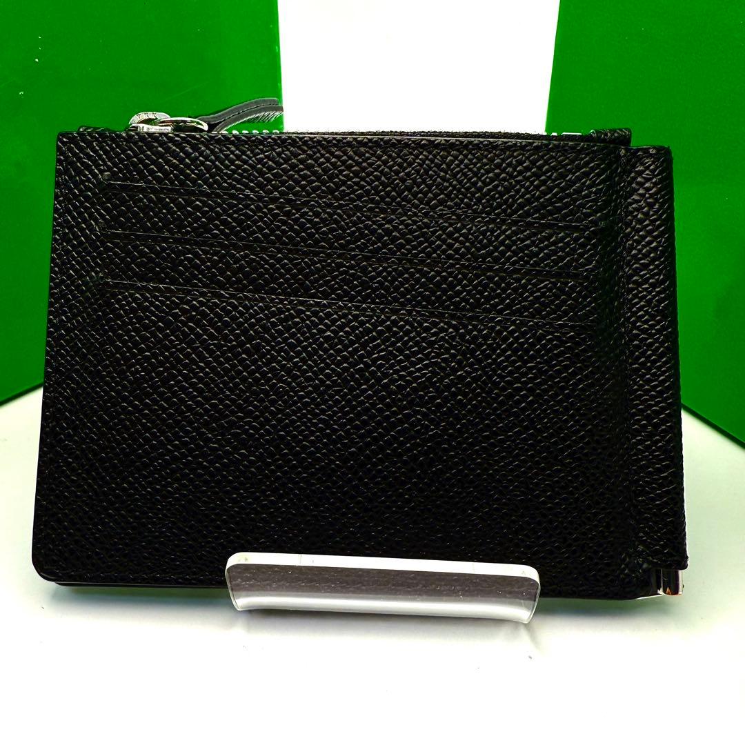 【極美品✨】メゾンマルジェラ マネークリップ 4ステッチ ブラック