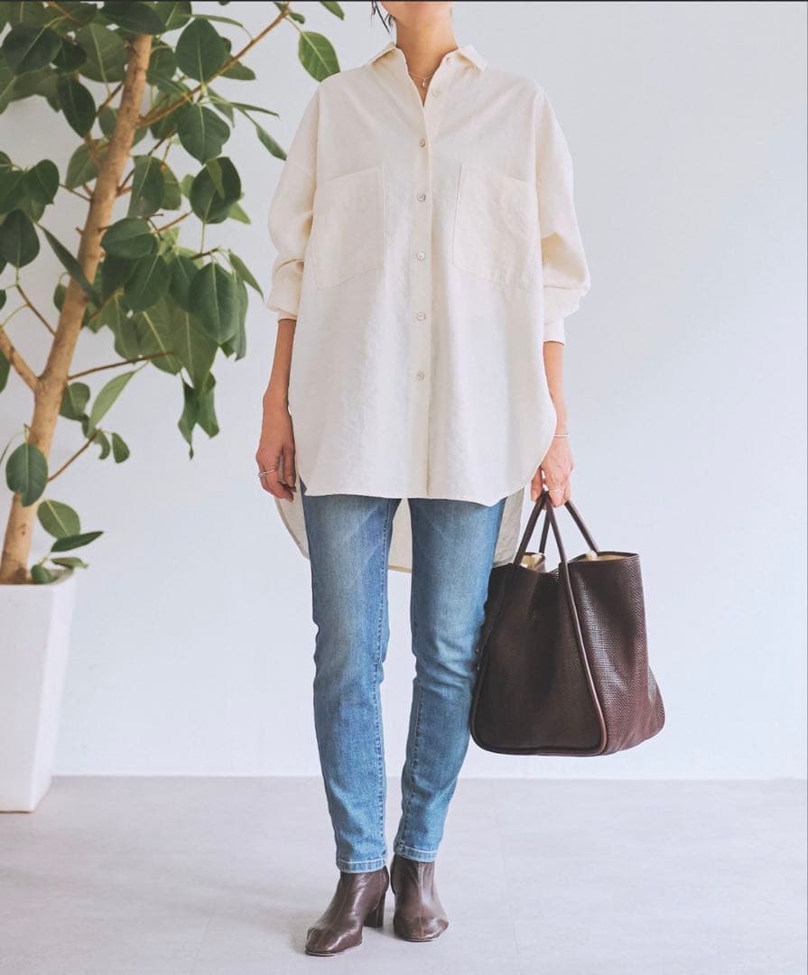 ビアズリー　デニムパギンス　ブルー サイズ２　レディース