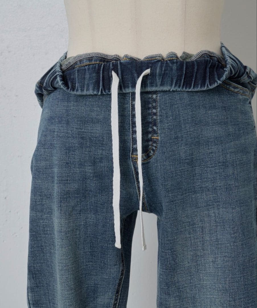 ビアズリー　デニムパギンス　ブルー サイズ２　レディース