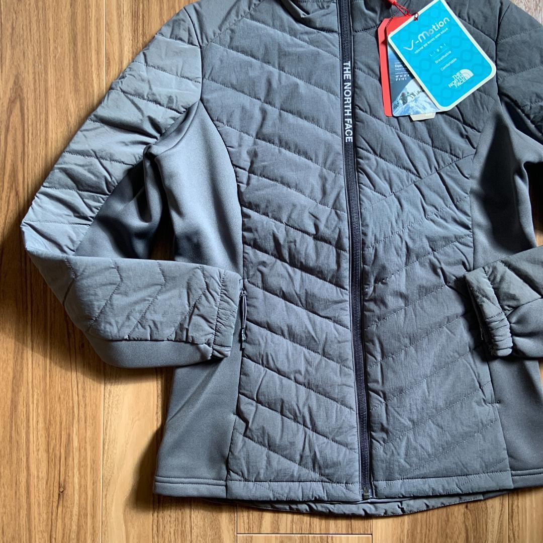ノースフェイスレディース中綿VMOTION濃いグレーダウンジャケット