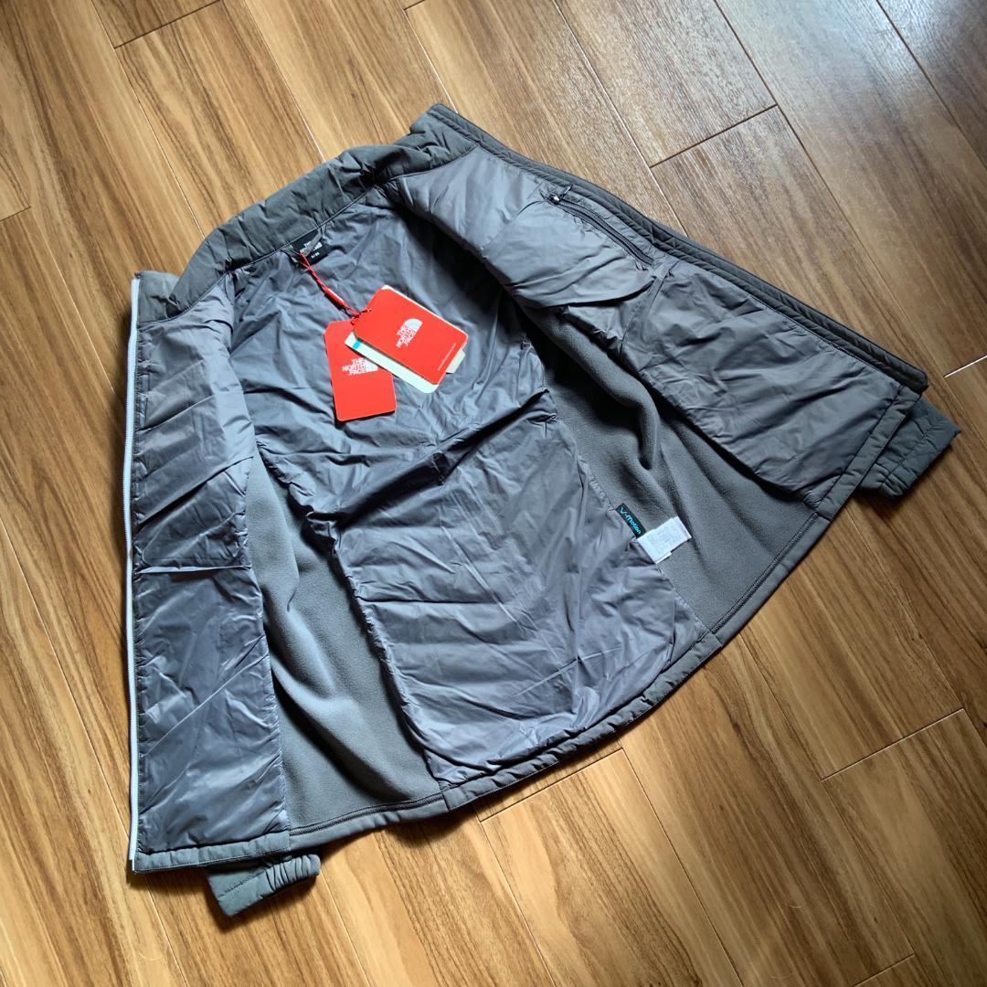 ノースフェイスレディース中綿VMOTION濃いグレーダウンジャケット