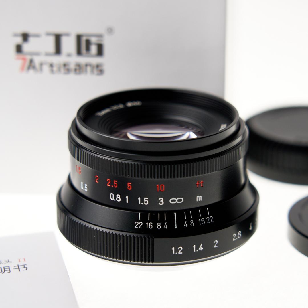 【極美品】7Artisans 35mm F1.2 マイクロフォーサーズ用
