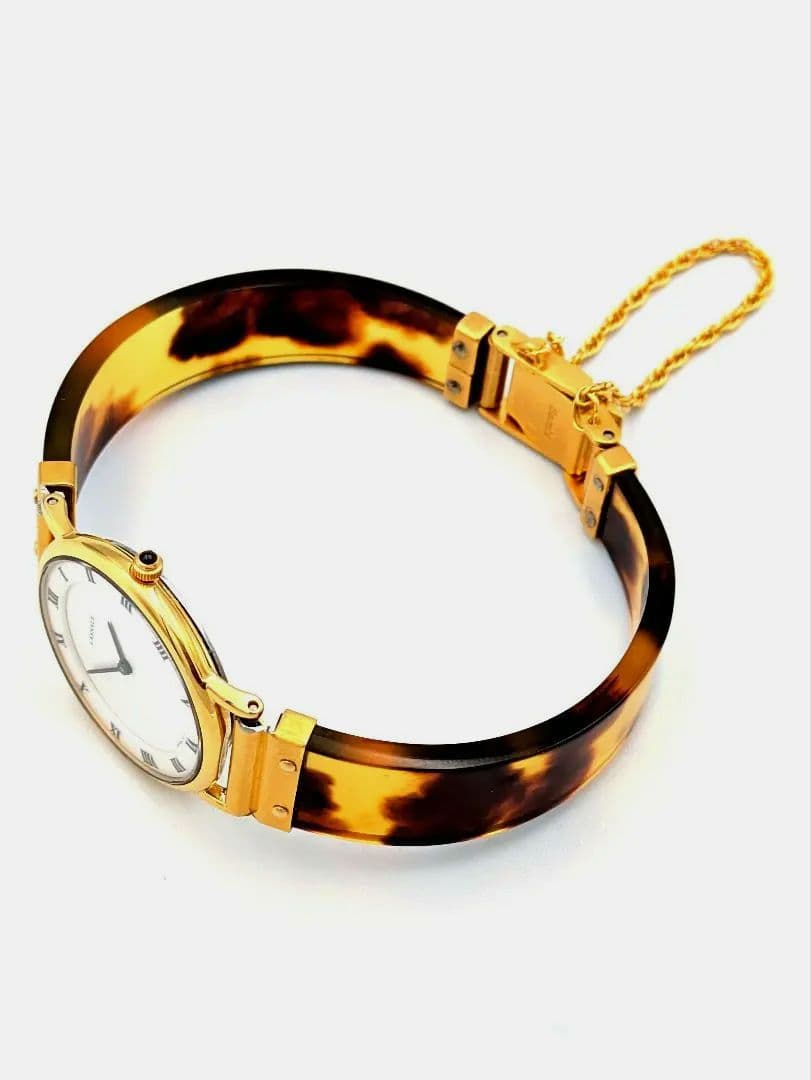 【M2500151】SEIKO LASSALE レディース腕時計 　鼈甲風ベルト