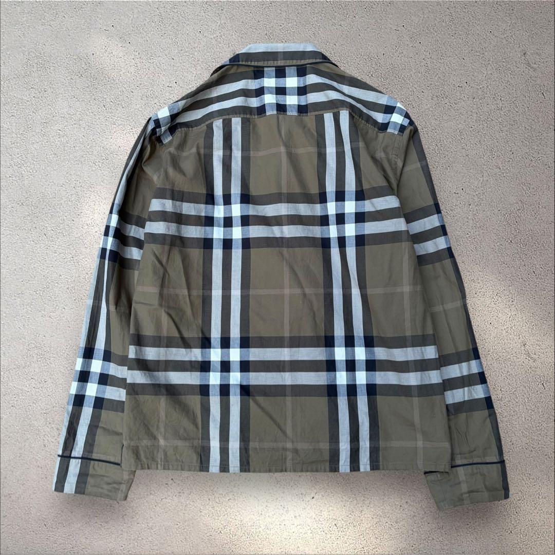 BURBERRY LONDON オープンカラーシャツ メガチェック