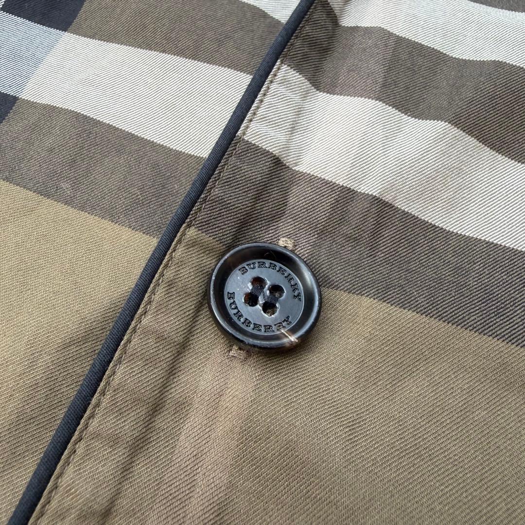 BURBERRY LONDON オープンカラーシャツ メガチェック