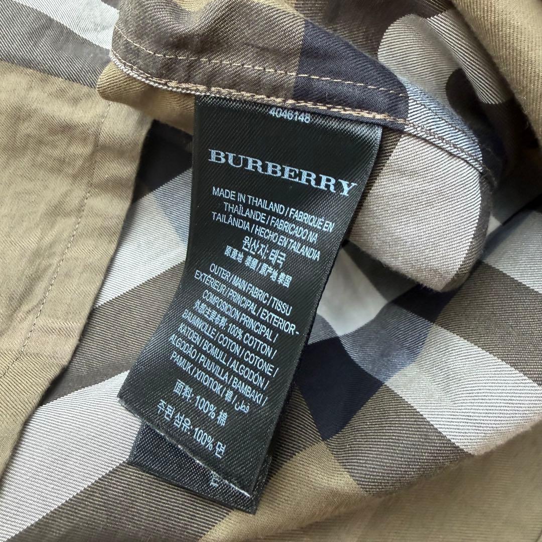 BURBERRY LONDON オープンカラーシャツ メガチェック