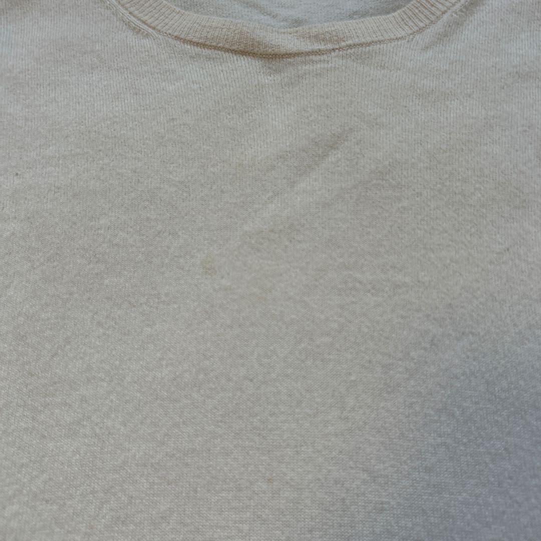 n100/エヌワンハンドレッド カシミヤ100% 日本製 アイボリー Lサイズ