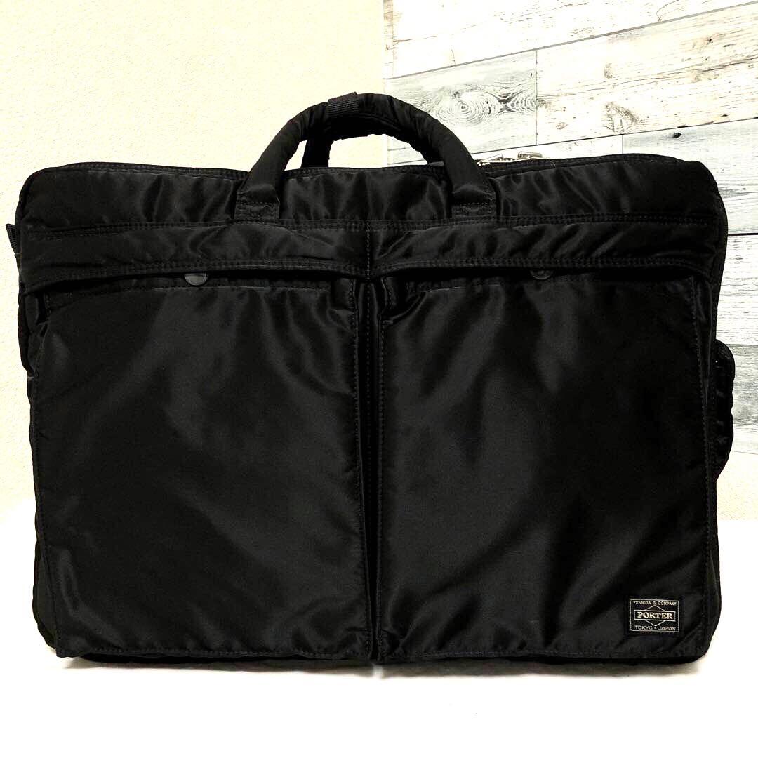 超美品✨ポーター タンカー ビジネスバッグ XLボストンバッグ 3wayブラック