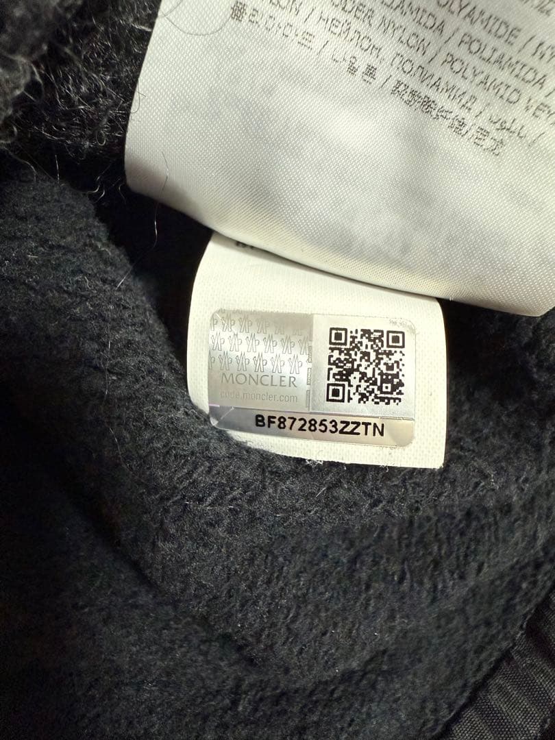 MONCLER モンクレール　トップス　異素材カットソー　ブラック