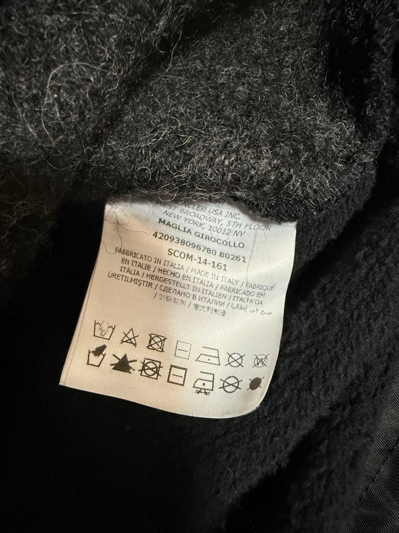 MONCLER モンクレール　トップス　異素材カットソー　ブラック