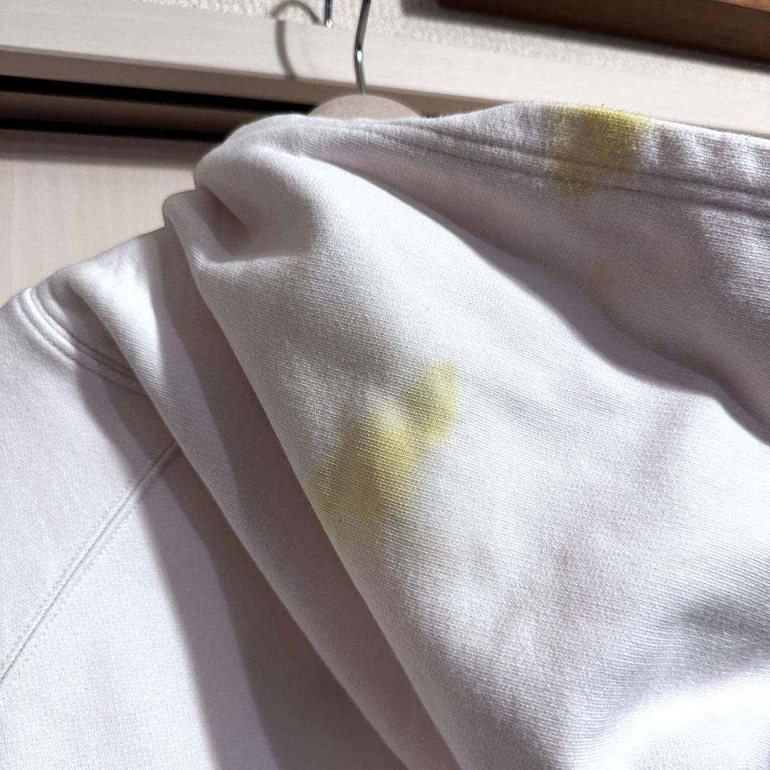 BALENCIAGA　パーカー　白　サイズ1　※汚れあり　HR0296