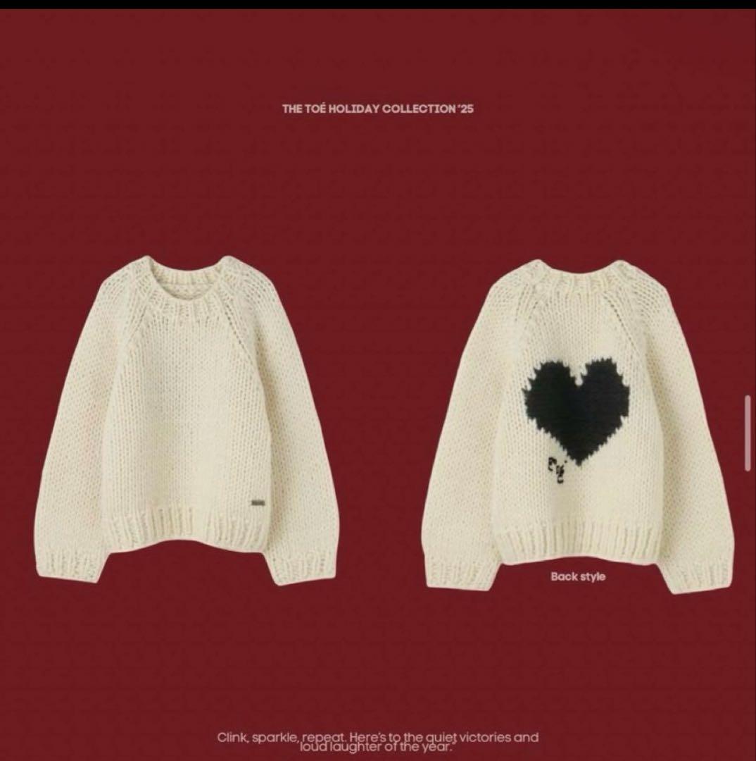 トップス thetoe Dresden Heart Knit