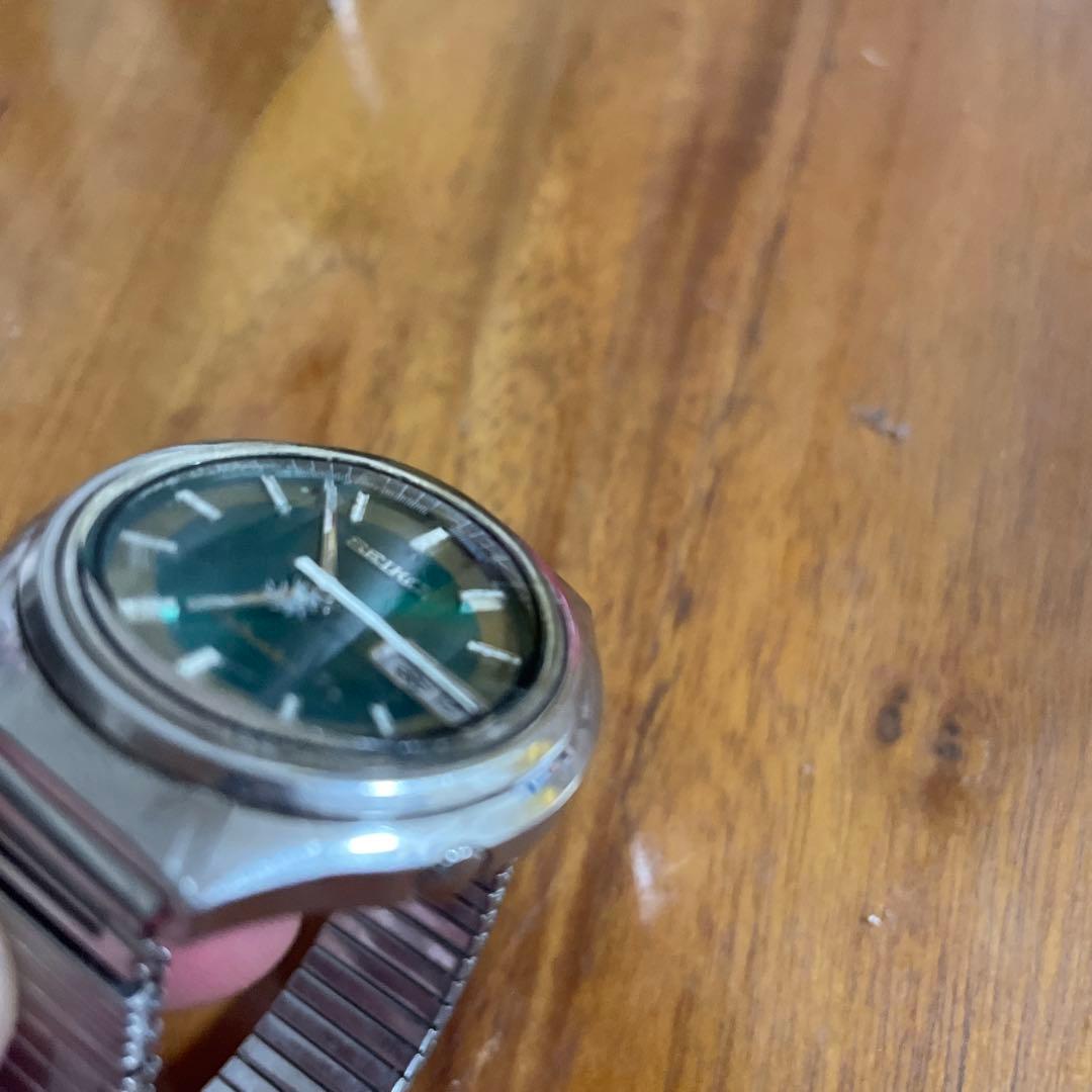 Seiko アドバン　初期　緑文字盤 アナログ時計 ステンレス　最終値引