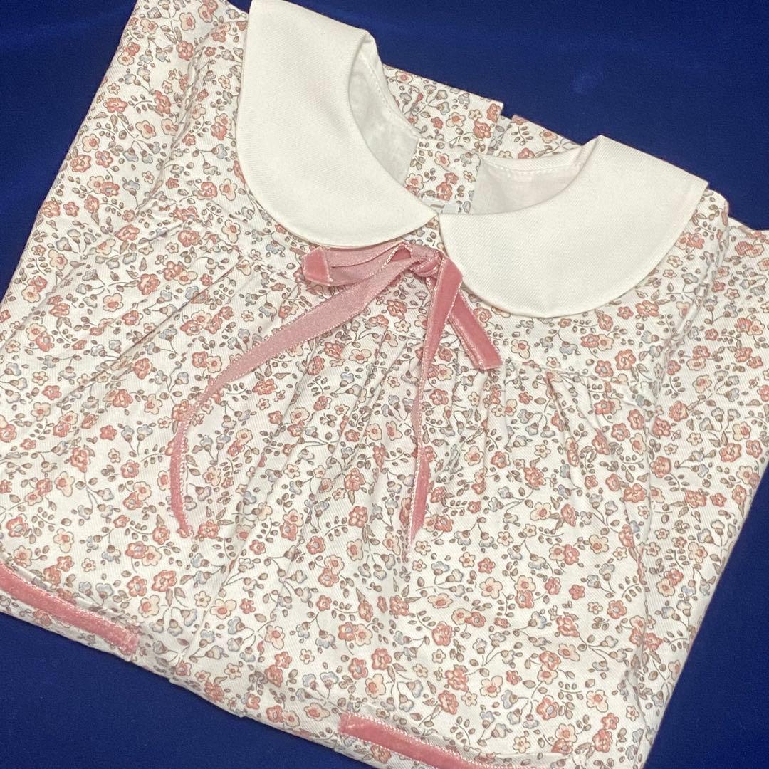 未使用品　アマイアキッズ　スモックワンピース　3y