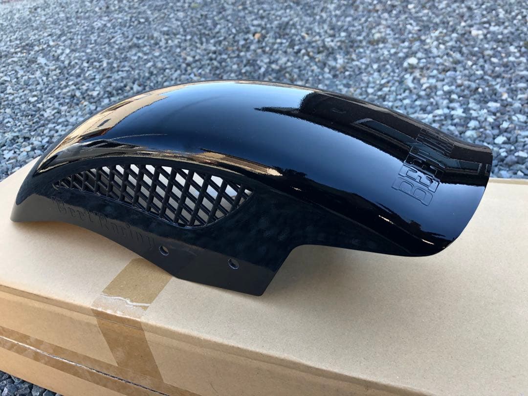 ゼファー400 フロントフェンダー　黒