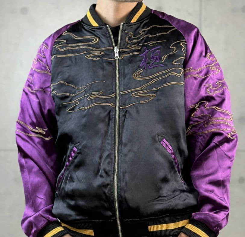 新品タグ付き 絡繰魂 キングダムコラボスカジャン 総刺繍 XL 野党軍団桓騎