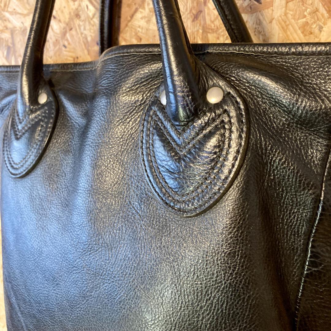 ジョーマッコイ 豊岡鞄のコラボレザートートバッグ　レザークリーニング済