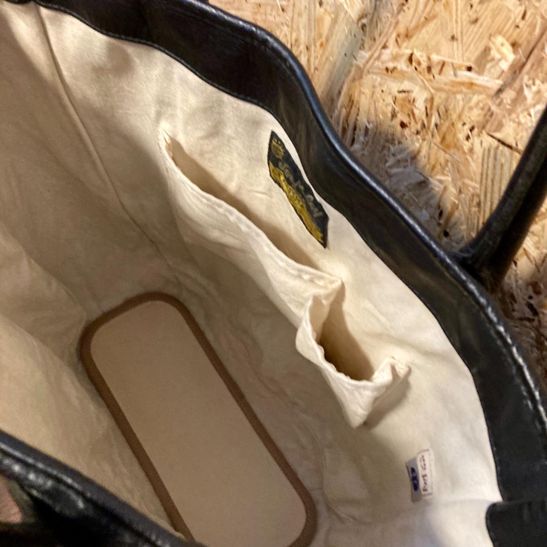 ジョーマッコイ 豊岡鞄のコラボレザートートバッグ　レザークリーニング済